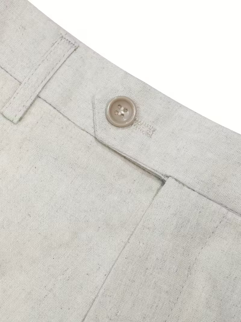 Business Casual 100% Linen Pants