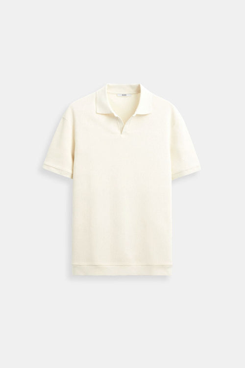 Old Money Woolen Structure Polo T-Shirt