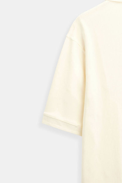 Old Money Woolen Structure Polo T-Shirt