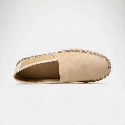OLD MONEY Tressed Suede Loaffers