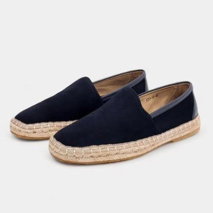 OLD MONEY Tressed Suede Loaffers