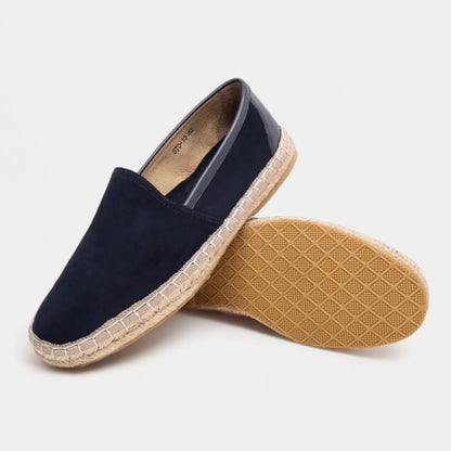 OLD MONEY Tressed Suede Loaffers