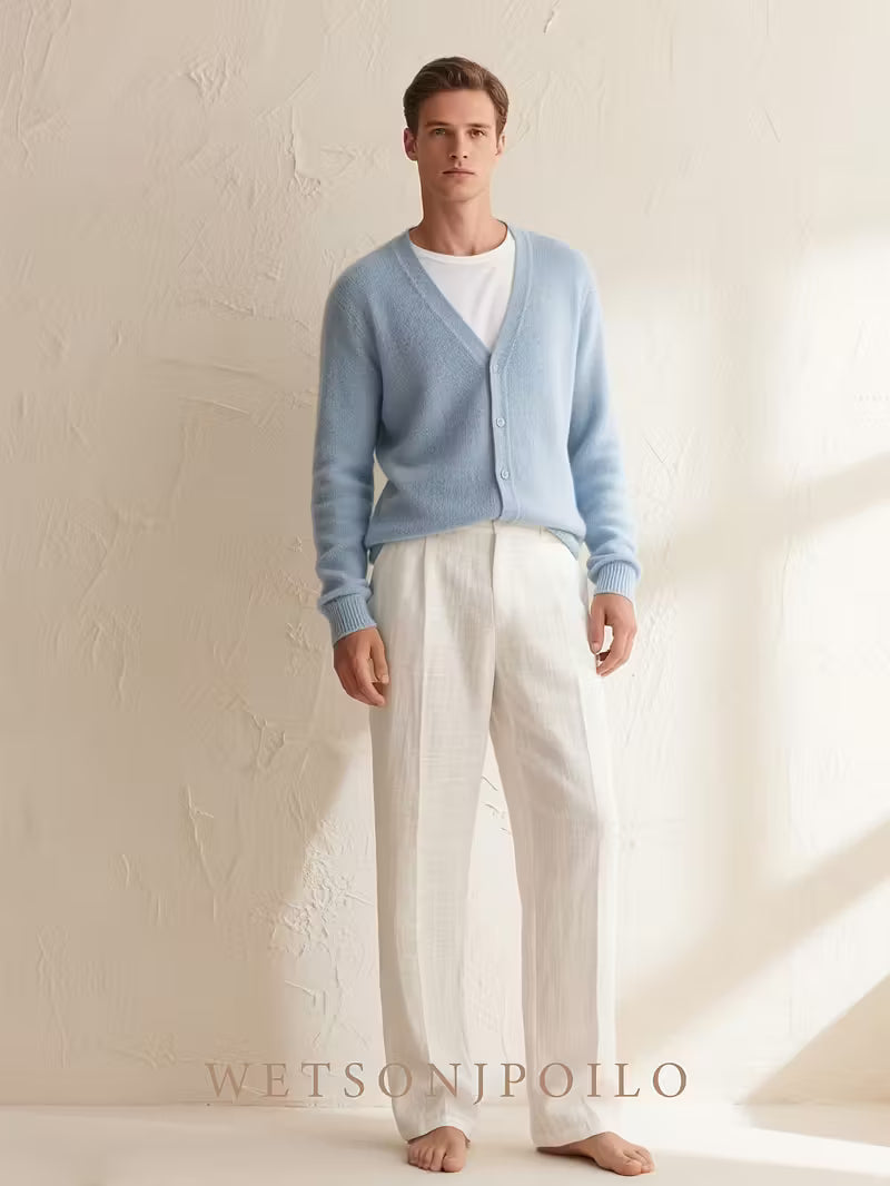 Premium Linen High Waist Trousers