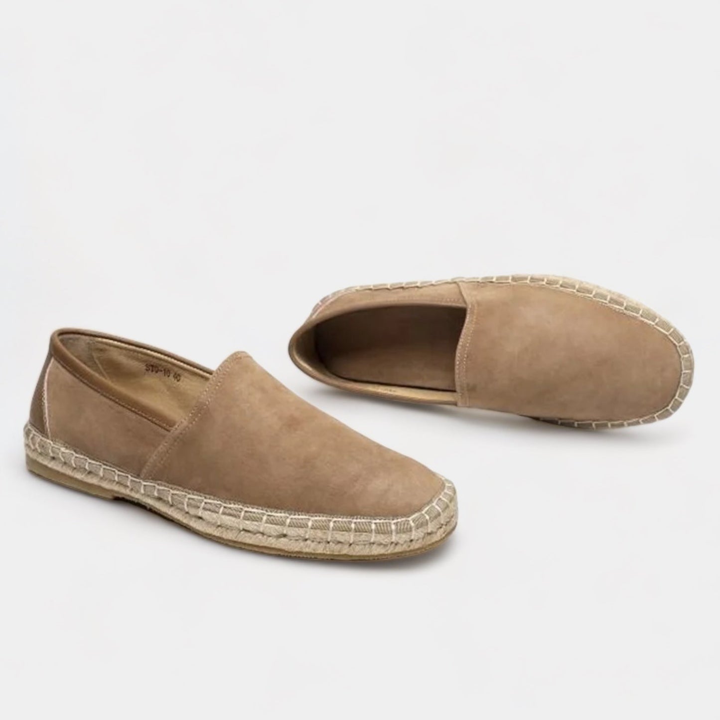 OLD MONEY Tressed Suede Loaffers