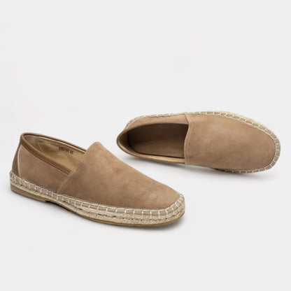 OLD MONEY Tressed Suede Loaffers