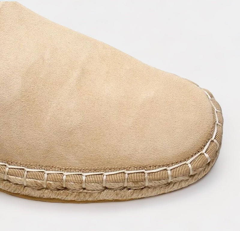OLD MONEY Tressed Suede Loaffers