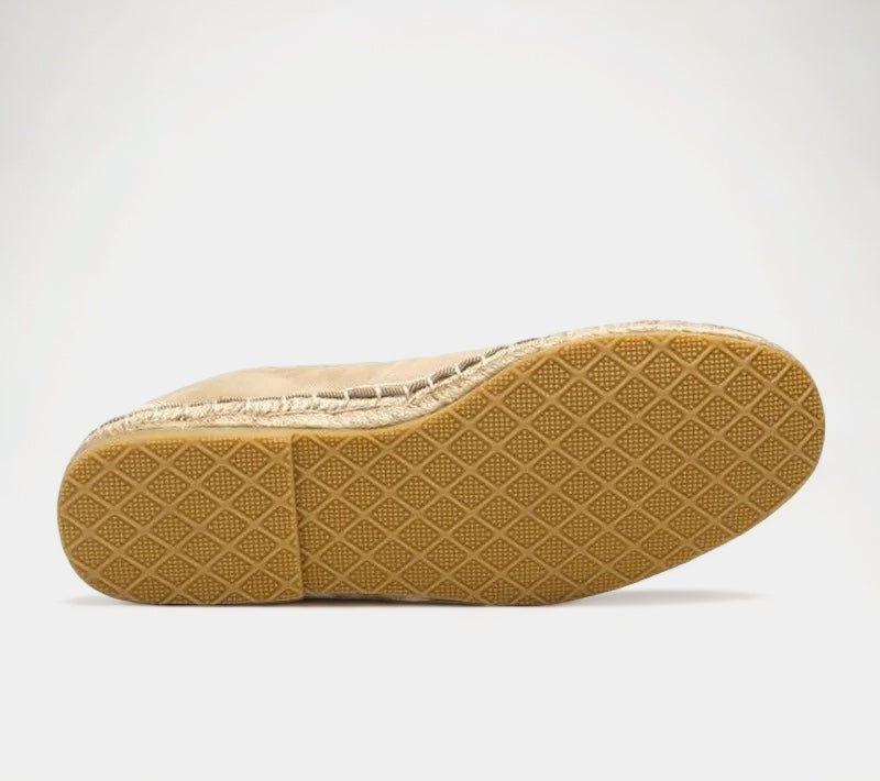 OLD MONEY Tressed Suede Loaffers