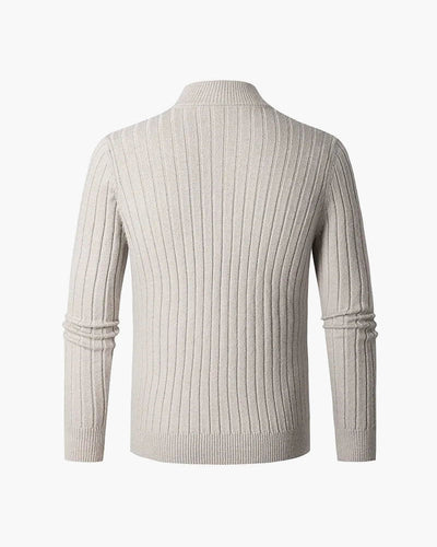 ZERMATT High Collar Half Zip Sweater