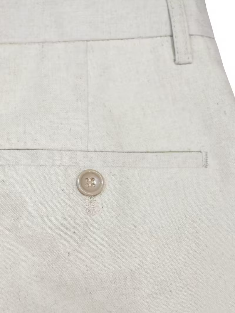 Business Casual 100% Linen Pants