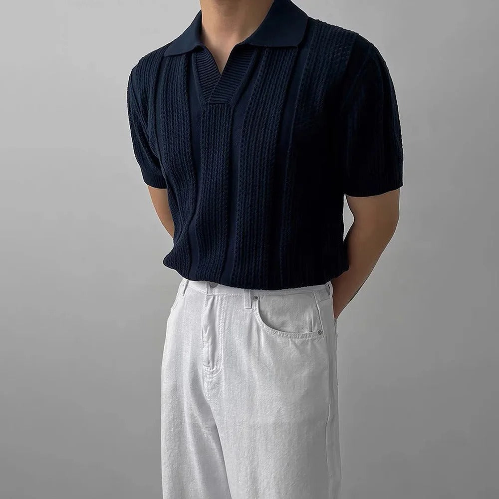 OLD MONEY Knitted Polo